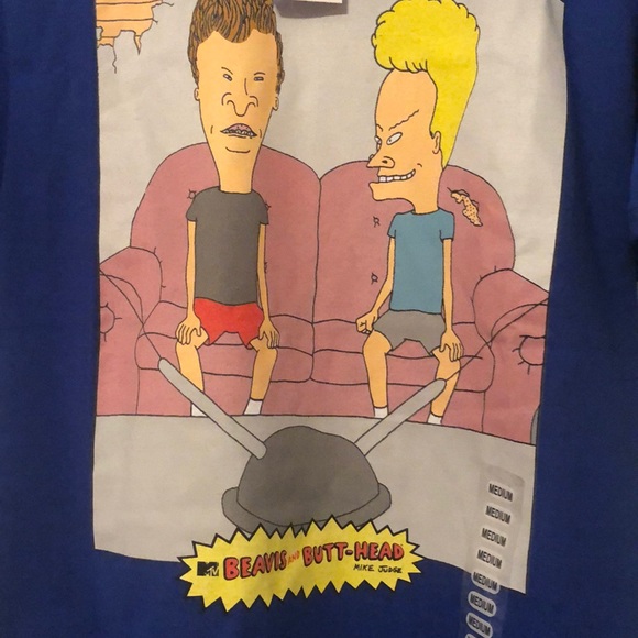 Beavis & Butt-Head MTV Shirt New Men’s S, M, L, XL - Picture 3 of 5